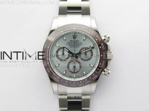 Daytona 116506 Brown Ceramic BTF 1:1 Best Edition Ice Blue Dial on SS Bracelet SA4130 V2
