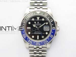 GMT-Master II 126710 BLNR Blue/Black Ceramic C+F 1:1 Best Edition Black Dial on Jubilee Bracelet SH3285 CHS