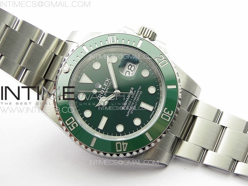 Submariner 116610LV 904L SS Case VSF 1:1 Best Edition Green Dial On 904L Bracelet SA3135 - Image 2