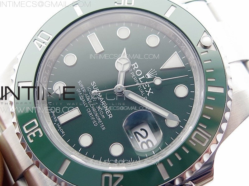 Submariner 116610LV 904L SS Case VSF 1:1 Best Edition Green Dial On 904L Bracelet SA3135 - Image 4