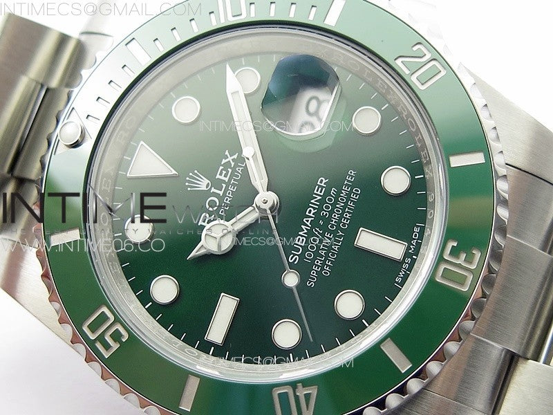Submariner 116610LV 904L SS Case VSF 1:1 Best Edition Green Dial On 904L Bracelet SA3135 - Image 6