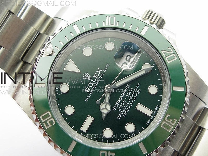 Submariner 116610LV 904L SS Case VSF 1:1 Best Edition Green Dial On 904L Bracelet SA3135 - Image 8