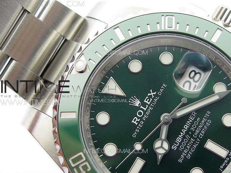 Submariner 116610LV 904L SS Case VSF 1:1 Best Edition Green Dial On 904L Bracelet SA3135 - Image 9