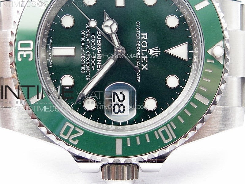 Submariner 116610LV 904L SS Case VSF 1:1 Best Edition Green Dial On 904L Bracelet SA3135 - Image 13
