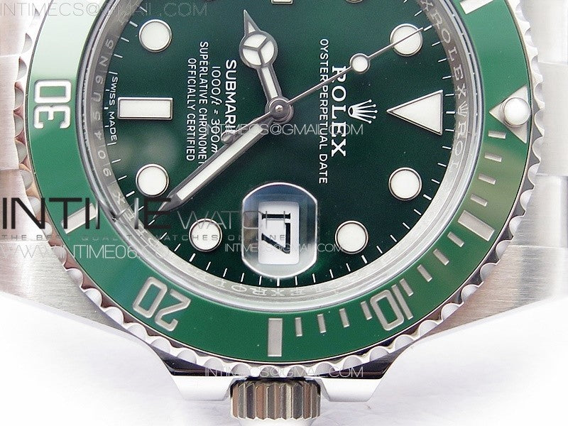 Submariner 116610LV 904L SS Case VSF 1:1 Best Edition Green Dial On 904L Bracelet SA3135 - Image 12