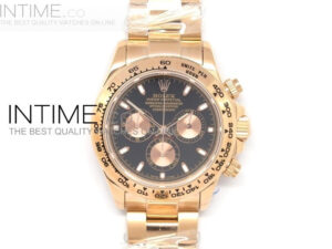Daytona RG Black Dial on RG Bracelet A7750
