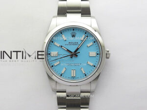 Oyster Perpetual 41mm 124300 904L VSF 1:1 Best Edition Ice Blue Dial on SS Bracelet VS3235