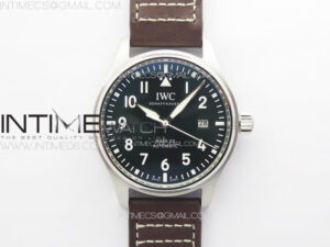 Mark XX IW328205 SS KKF 1:1 Best Edition Green Dial on Brown Leather Strap MIYOTA 9015