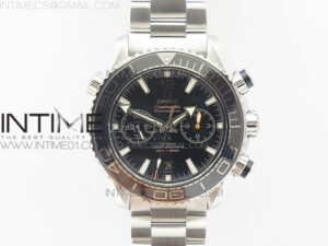 Planet Ocean Master Chronometer Chrono V2 SS OM 1:1 Best Edition Black Dial on SS Bracelet A9900