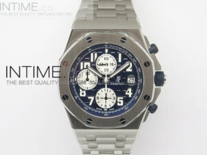 Royal Oak Offshore Blue Theme JF Best Edition on SS Bracelet A7750