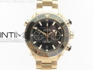 Seamaster Professional Chrono RG Best Edition Black Ceramic Black Dial on RG Bracelet A9300