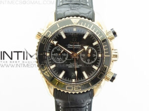 Seamaster Professional Chrono RG OM Best Edition Black Ceramic Black Dial on Black Gummy Strap A9300