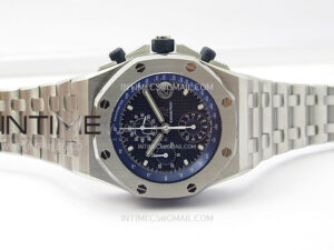 Royal Oak Offshore Chrono SS JJF Best Edition Blue Dial on SS Bracelet A7750