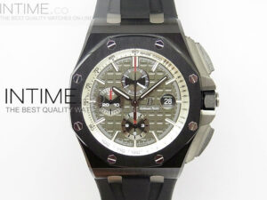 Royal Oak Offshore 44mm Real Ceramic JF 1:1 Best Edition Gray Dial A7750