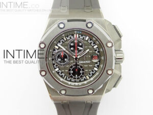 Royal Oak Offshore 44mm Titanium Michael Schumacher 1:1 JF Best Edition A3126 (FREE XS Strap)