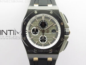Royal Oak Offshore 44mm Black Ceramic Germany Edition JF 1:1 Best Edition on Rubber Strap A3126 V2