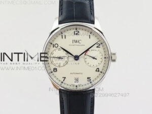 PORTUGUESE REAL PR IW500705 ZF V4 1:1 BEST EDITION ON BLACK LEATHER STRAP A52010
