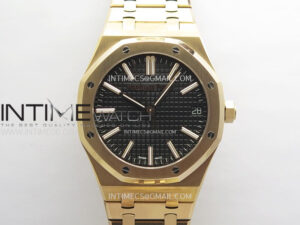 Royal Oak 41mm 15510 "50th Anniversary" RG APSF 1:1 Best Edition Blue Dial on RG Bracelet SA4302 Super Clone