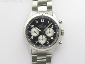 Navitimer 8 SS B12 Best Edition Black dial On SS Bracelet A7750
