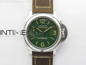 PAM 911 T HWF 1:1 Best Edition on Brown ASSO Leather Strap A6497