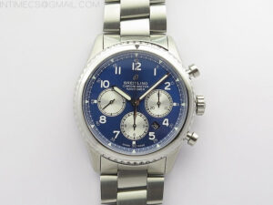 Navitimer 8 SS B12 Best Edition Blue dial On SS Bracelet A7750