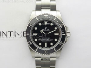 Submariner 41mm 124060 No Date 904L Steel C+F 1:1 Best Edition Black Dial VR3230