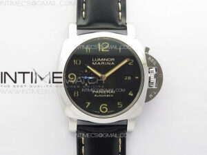 PAM 1359 W TTF 1:1 Best Edition on Black Leather Strap P9010