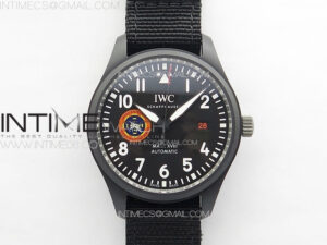 Pilot Mark XVIII TOPGUN SFTI Ceramic M+ 1:1 Best Edition Black Dial on Black Nylon Strap A2892