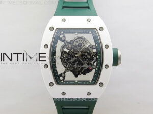 RM055 Real Ceramic Case KUF Best Edition Green Crown on Green Rubber Strap MIYOTA8215