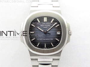 Nautilus 5811/1G PPF 1:1 Best Edition Blue Textured Dial on SS Bracelet Asian Super Clone Cal.26-330CS