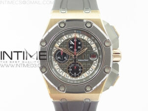 Royal Oak Offshore 44mm RG Cermet Bezel Michael Schumacher 1:1 JF Best Edition A3126 (Free XS Strap) V2 w/ Cyclops