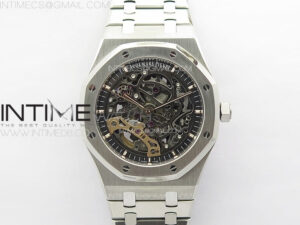 Royal Oak 41mm Openworked 15407 SS APSF 1:1 Best Edition on SS Bracelet A3132