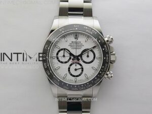 2023 Daytona 126500 904L Steel APSF 1:1 Best Edition White Dial on 904L SS Bracelet SH4131