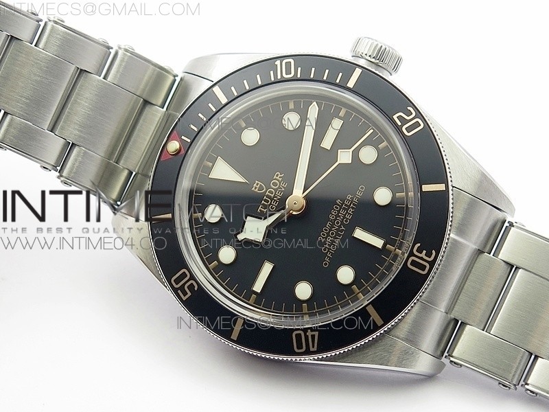 Heritage Black Bay FIFTY EIGHT 39mm SS V2 ZF 1:1 Best Edition Black Bezel on SS Bracelet A2824 - Image 2