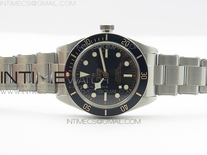 Heritage Black Bay FIFTY EIGHT 39mm SS V2 ZF 1:1 Best Edition Black Bezel on SS Bracelet A2824 - Image 3