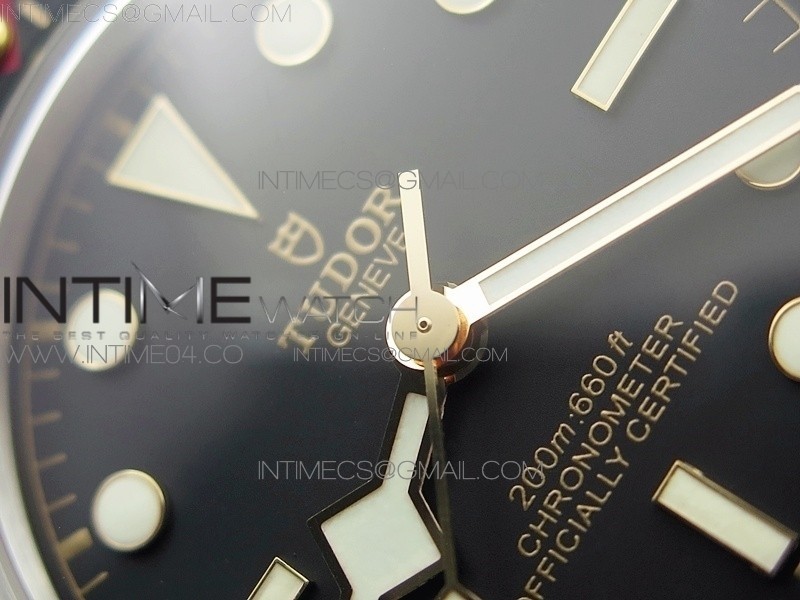 Heritage Black Bay FIFTY EIGHT 39mm SS V2 ZF 1:1 Best Edition Black Bezel on SS Bracelet A2824 - Image 9