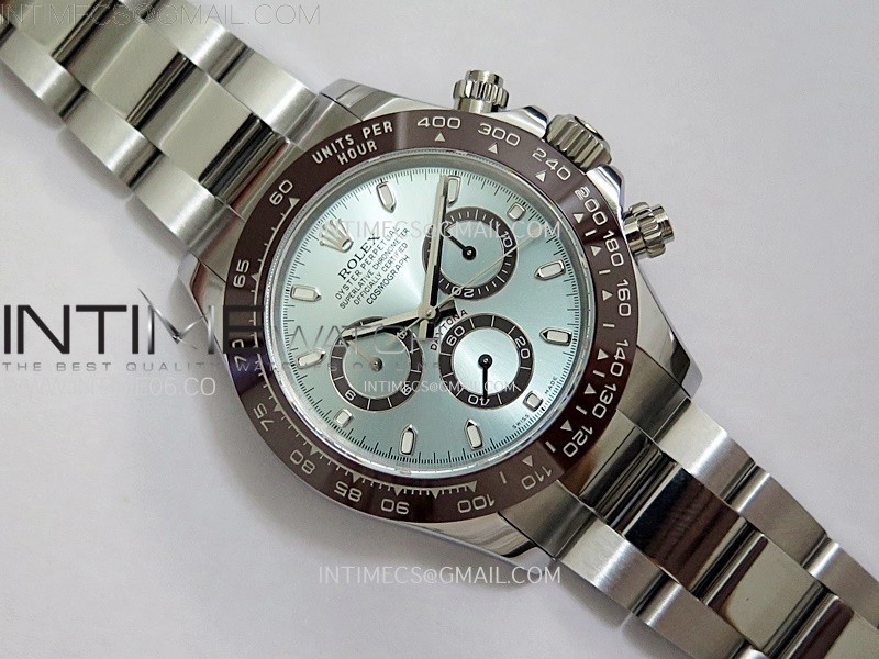DAYTONA 116506 QF 1:1 BEST EDITION ICE BLUE DIAL LUME MARKERS ON SS BRACELET SH4130 V3 - Image 22