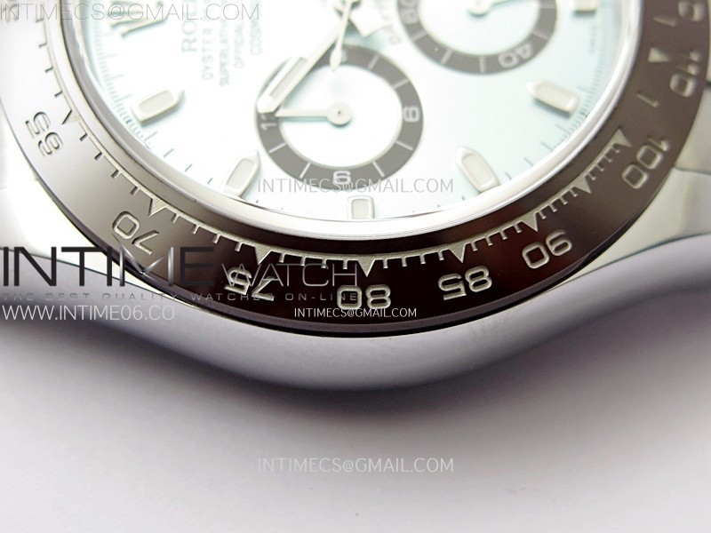 DAYTONA 116506 QF 1:1 BEST EDITION ICE BLUE DIAL LUME MARKERS ON SS BRACELET SH4130 V3 - Image 10