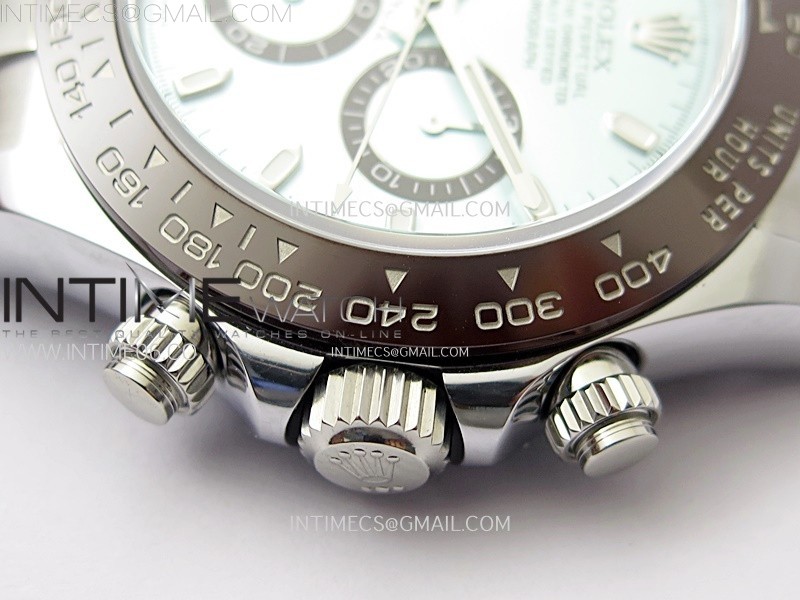 DAYTONA 116506 QF 1:1 BEST EDITION ICE BLUE DIAL LUME MARKERS ON SS BRACELET SH4130 V3 - Image 12
