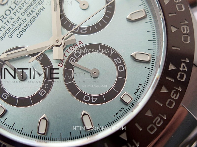 DAYTONA 116506 QF 1:1 BEST EDITION ICE BLUE DIAL LUME MARKERS ON SS BRACELET SH4130 V3 - Image 17