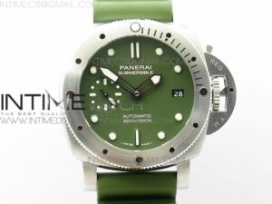 PAM 1055 Luminor Submersible 42mm Verde Militare