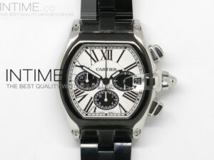 Roadster Chrono SS PVD White Dial