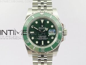 Submariner 116610 LV Green Ceramic 904L jubilee BP