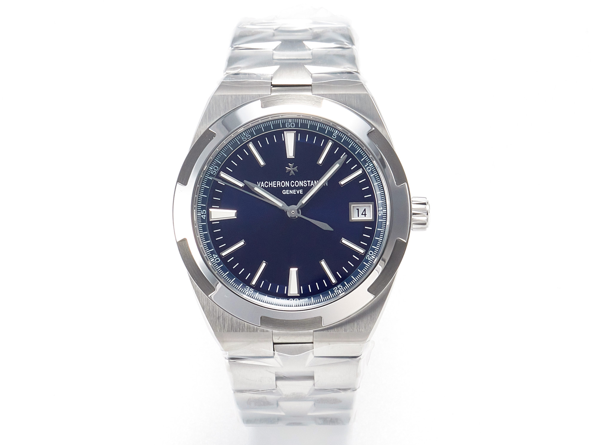 Overseas 4500V SS ZF 1:1 Best Edition Blue Dial on SS Bracelet A5100