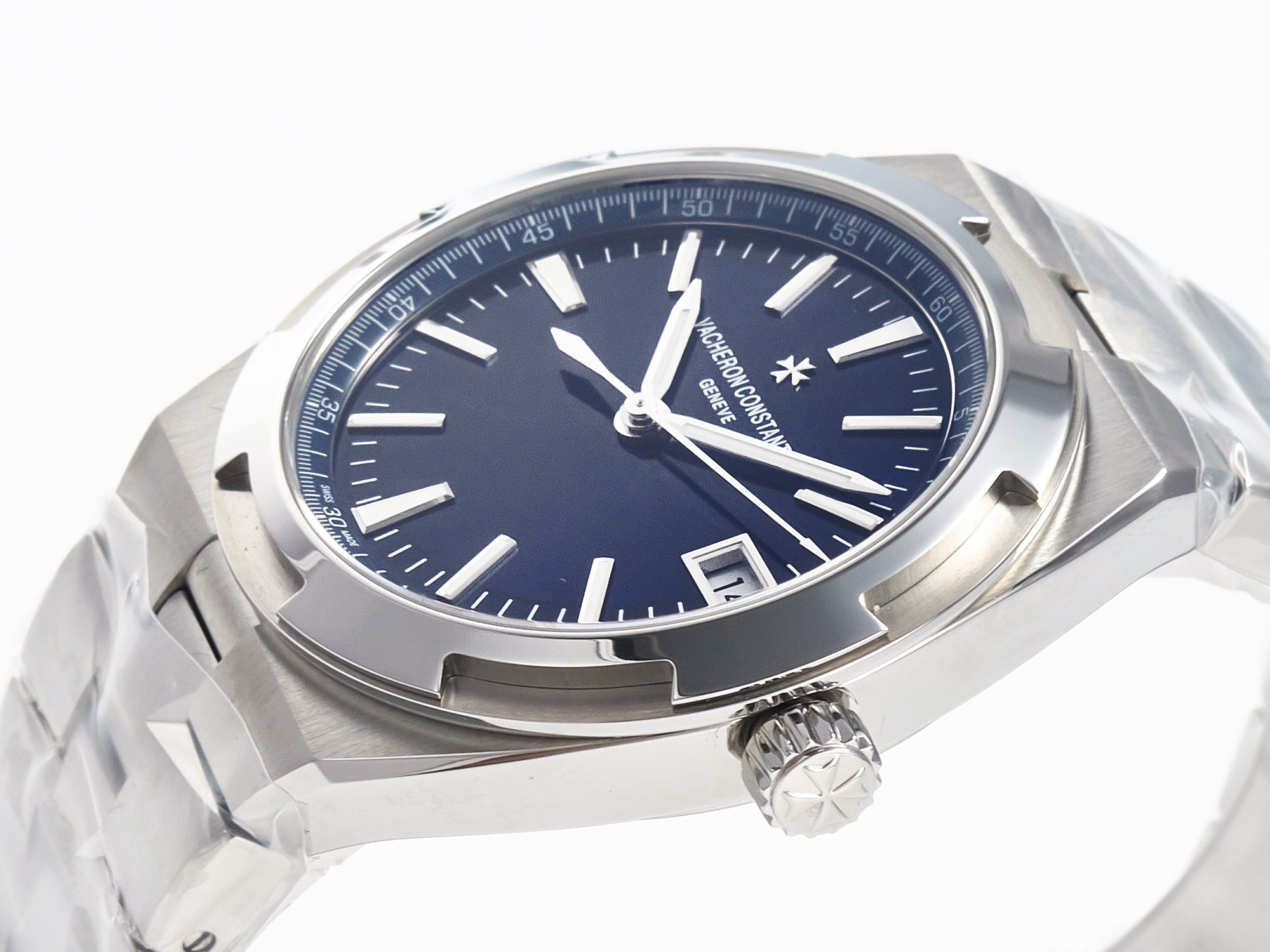 Overseas 4500V SS ZF 1:1 Best Edition Blue Dial on SS Bracelet A5100 - Image 9