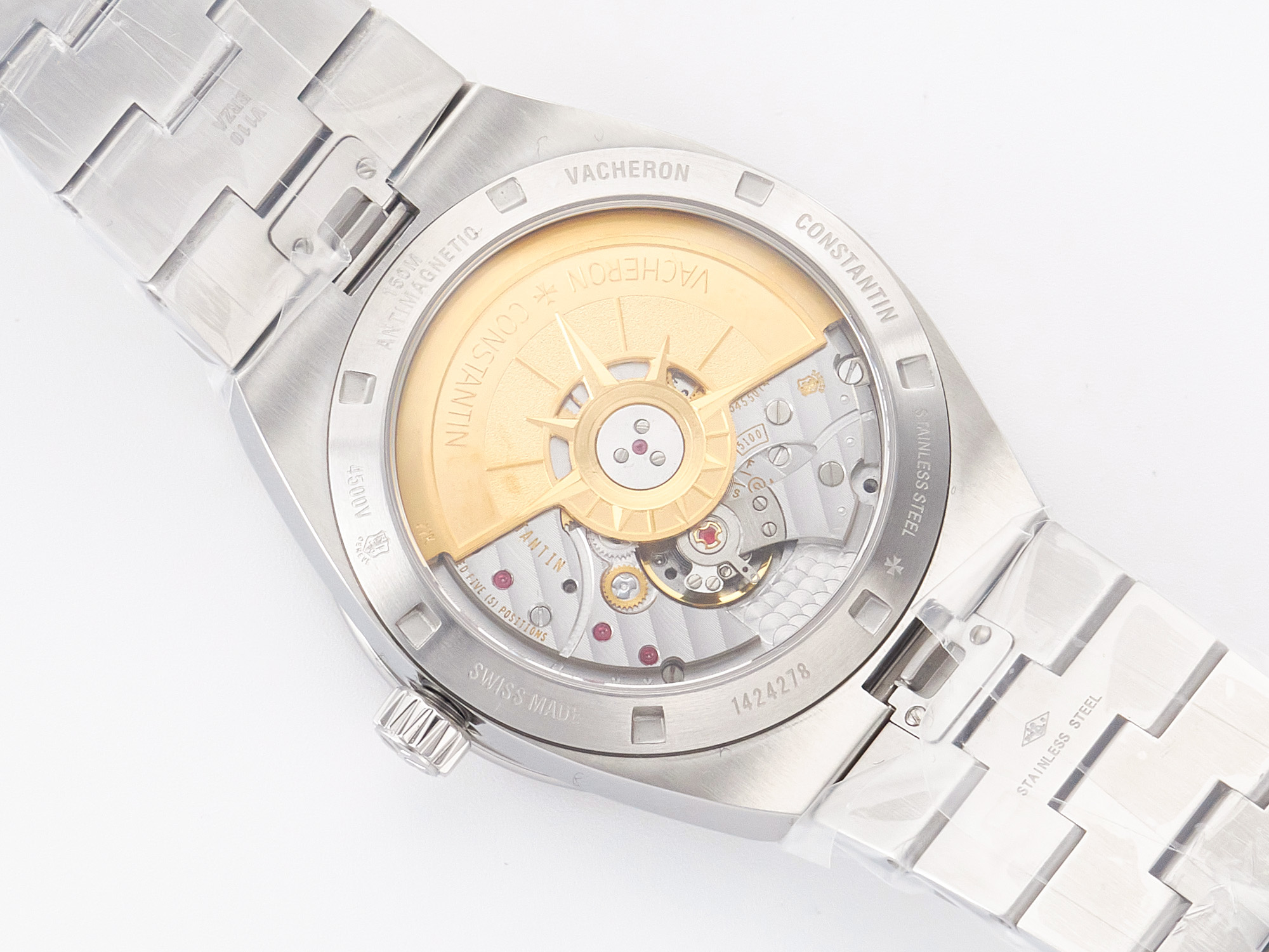 Overseas 4500V SS ZF 1:1 Best Edition Blue Dial on SS Bracelet A5100 - Image 18