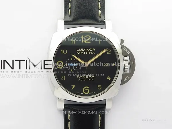 PAM1359 W TTF 1:1 Best Edition on Black Leather Strap P9010