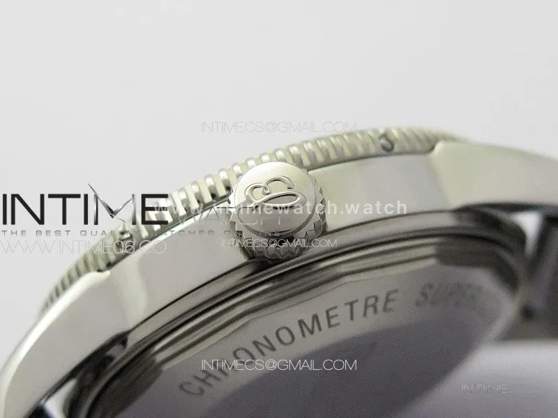 SuperOcean 42mm AB2010 SS B50 1:1 Best Edition Green Dial Black Ceramic Bezel on SS Bracelet A2824
