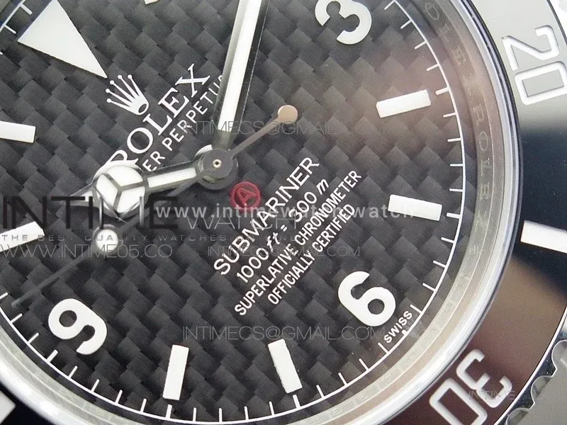 The Rough Matt Carbon Sandblast SS GMF Best Edition Carbon Dial on SS Bracelet SA3130