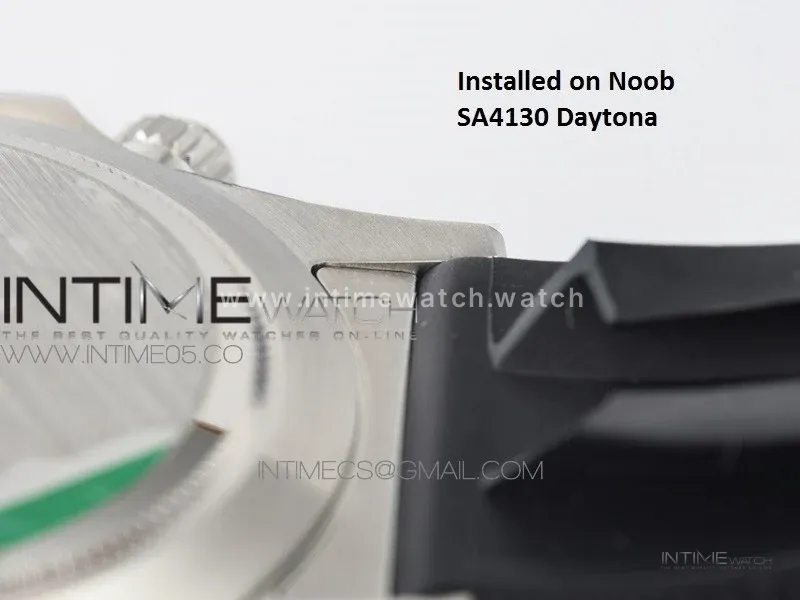 904L Stainless Steel Endlinks for Genuine Daytona fits Rubber Strap